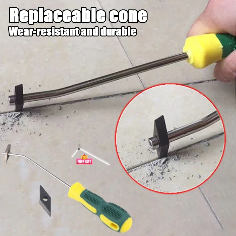 Workshop Cleaning Tools - Değiştirilebilir Seramik Fayans Harcı Sökücü Tungsten