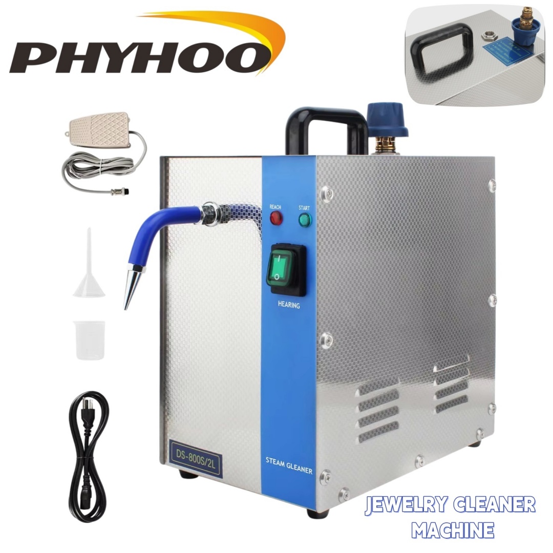 Workshop Tools Steam - PHYHOO 1300W Takı Buharlı Temizleyici 2L