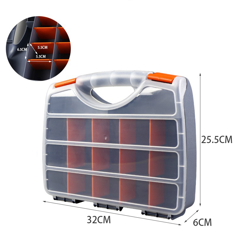 Screw Organizer Kit - ABS Plastik Taşınabilir Parça Kutusu Vida