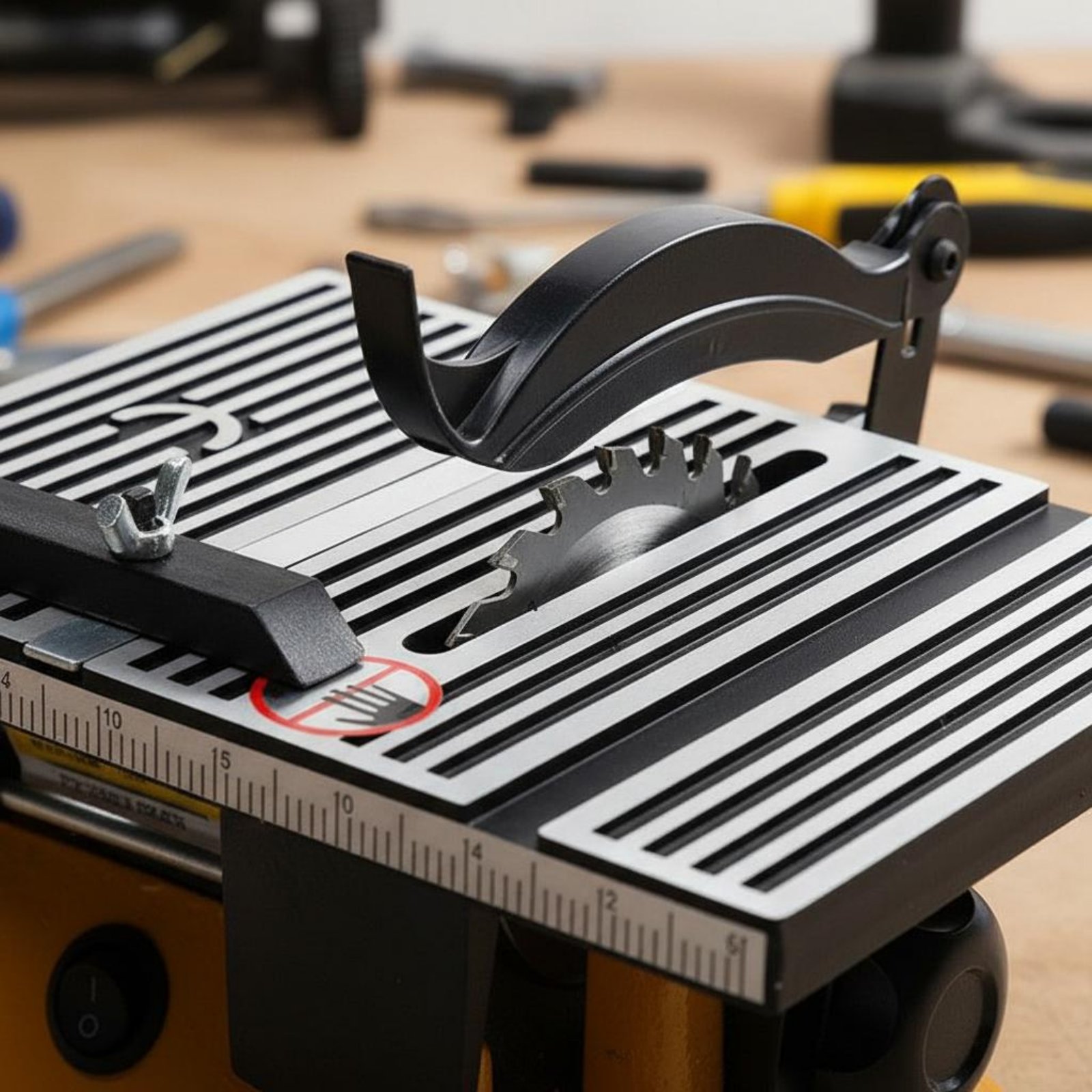 Tools For Garage Workshop - Mini Masa Testeresi Taşınabilir Minyatür Tezgah