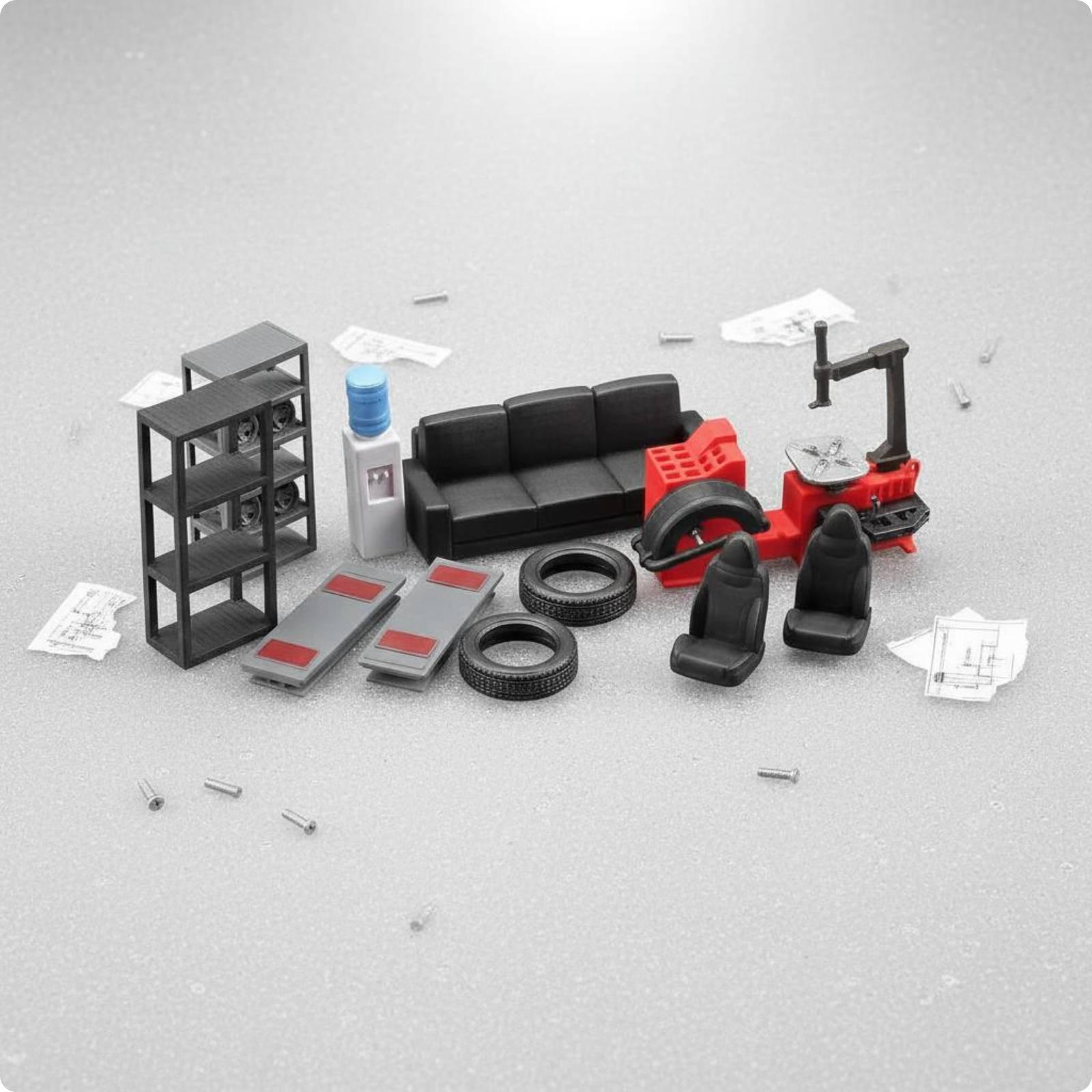 1/64 Ölçekli Minyatür Araç Tam - Workshop Tools Photos incelemesi ve fiyatı