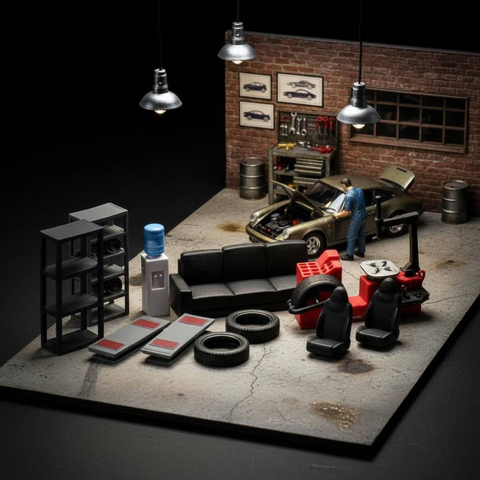 1/64 Ölçekli Minyatür Araç Tam - Workshop Tools Photos incelemesi ve fiyatı