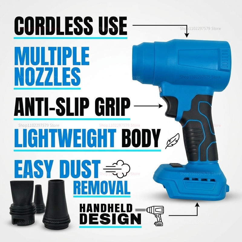 18V Fırçasız Akülü Hava Üfleyi - Workshop Cleaning Tools incelemesi ve fiyatı