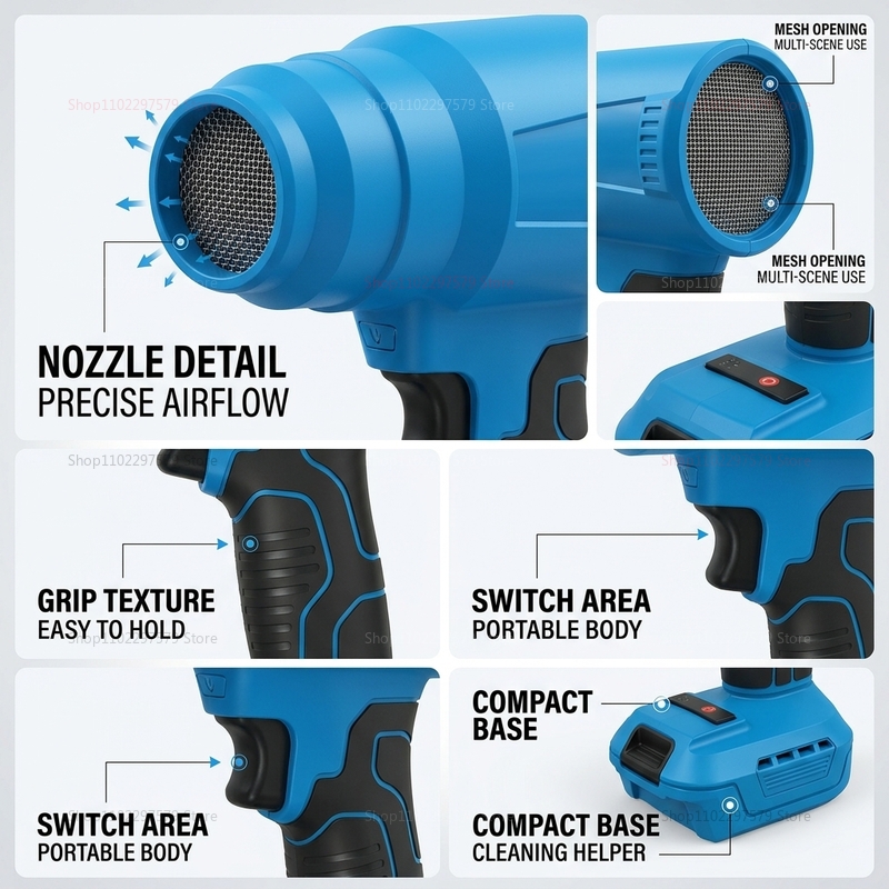 18V Fırçasız Akülü Hava Üfleyi - Workshop Cleaning Tools incelemesi ve fiyatı