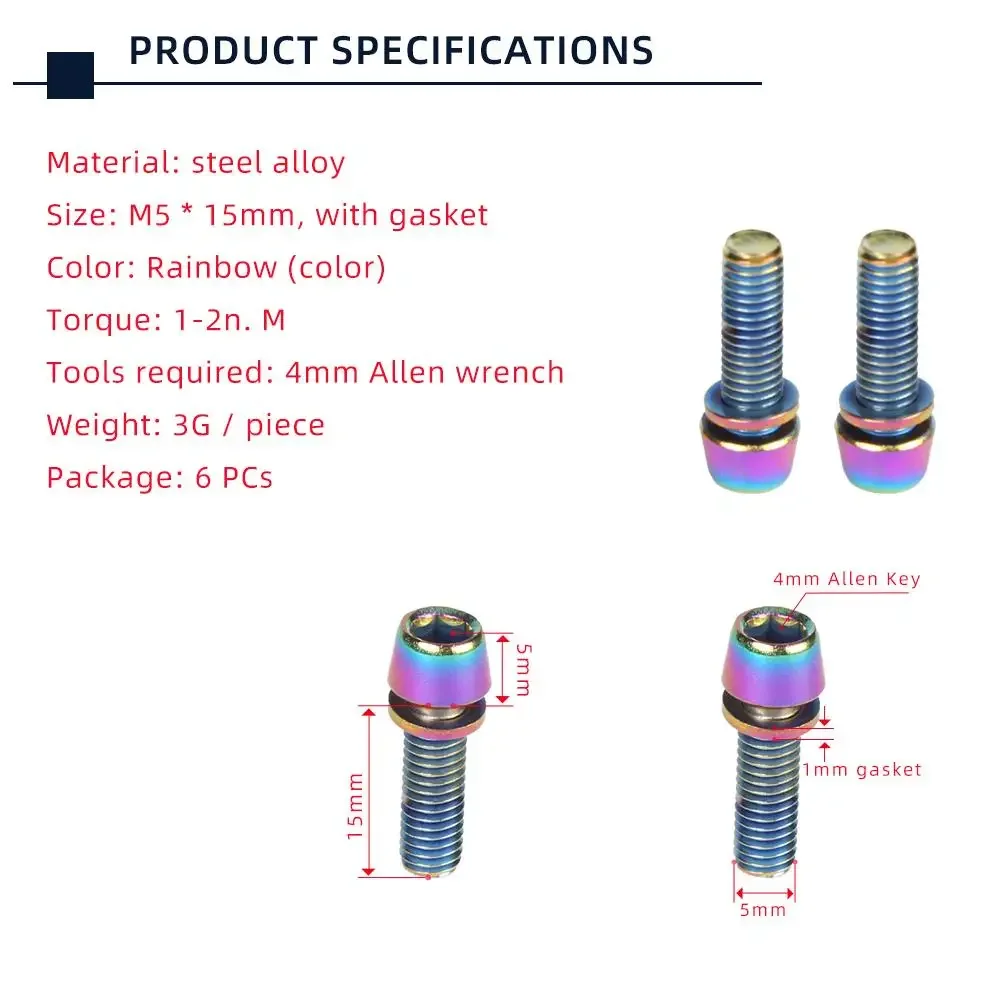 TANKE 6 adet M5 * 18 15mm cıva - Screw Organizer Kit incelemesi ve fiyatı