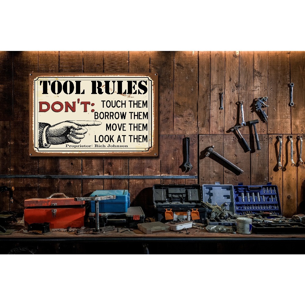 1 adet Kişiselleştirilebilir A - Workshop Tools With Name incelemesi ve fiyatı